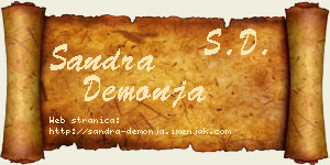 Sandra Demonja vizit kartica